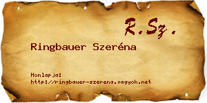 Ringbauer Szeréna névjegykártya